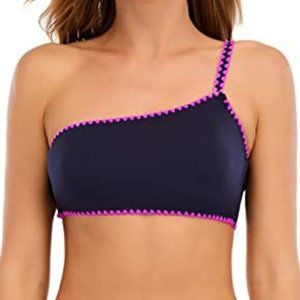 Lucky Brand Spring Romantic Asymmetrical Bikini Top